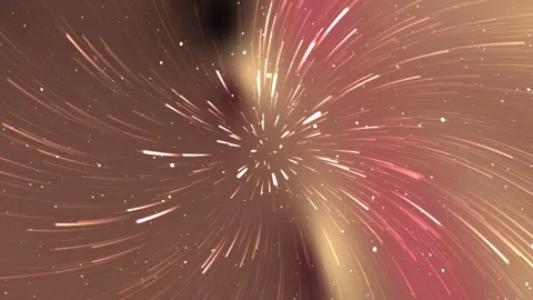Abstract Glowing Light Streaks Expanding in Cosmic Background Vidéo 335067805