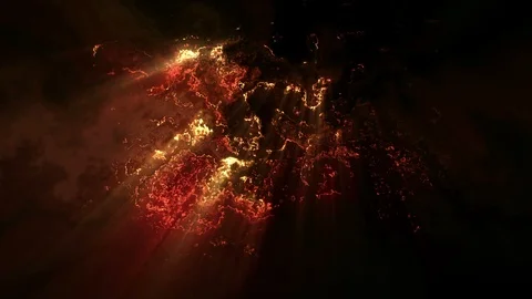 Abstract Glowing Light Structures Background Stock Footage 118518832