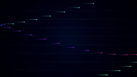 Abstract glowing light trails motion graphics background Видео 347390782