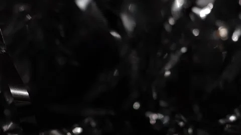 Abstract glowing lights with erratic movements in the dark Stock Footage 318519390