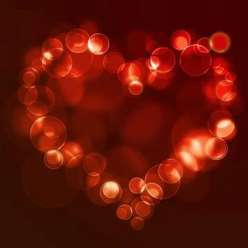 Abstract glowing lights Stock Illustration