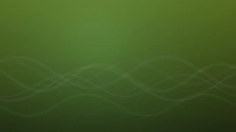 Abstract glowing lines animate across a vibrant green background Stock Footage 327339051