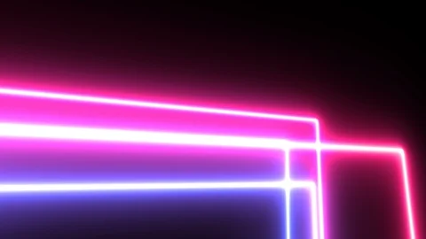 Abstract glowing lines background. neon lights Stock Footage 124033390