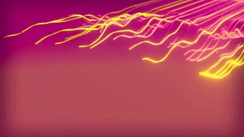 Abstract glowing lines dynamic motion background video Stock-Footage 348143134