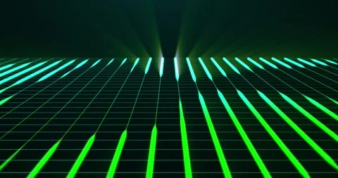 Abstract glowing lines of energy rays, neon strings, seamless loop. Stock Footage 241786230