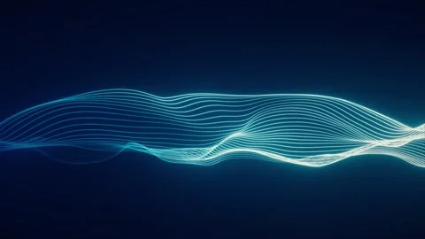 Abstract glowing lines Stock Footage 305590719