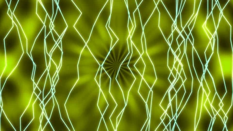 Abstract glowing lines forming a complex golden geometric pattern background Stock Footage 339796095