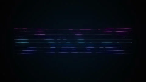 Abstract Glowing Lines Fx Background Loop Stock Footage 146076863