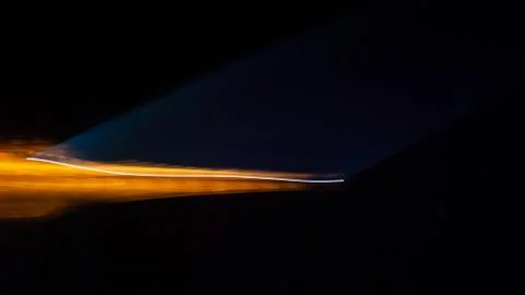 Abstract glowing lines motion effect background Stock Photos