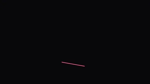 Abstract glowing lines moving against a dark background with subtle motion bl Video stock 341719381