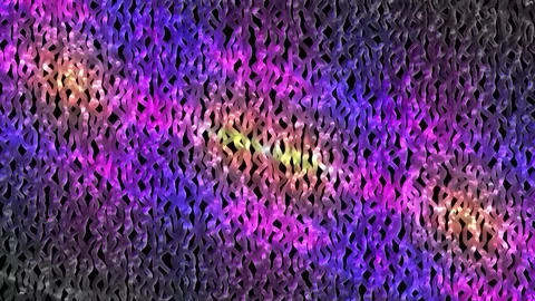 Abstract Glowing Lines With Particles Waving. Stock Footage 293041839