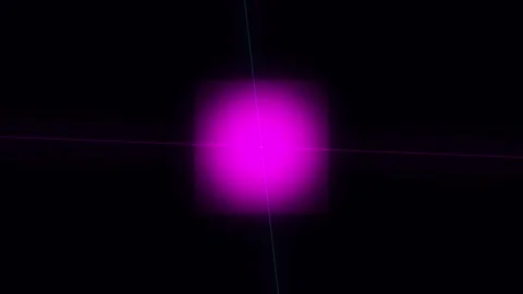 Abstract glowing magenta squares with light streaks in dark background cine.. Stock Footage 340940539