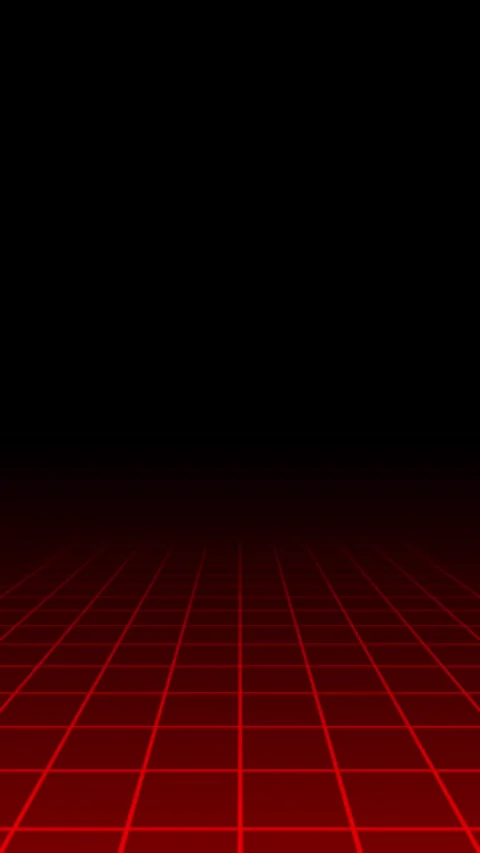 Abstract Glowing Matrix Red Grid Background 動画素材 315629479