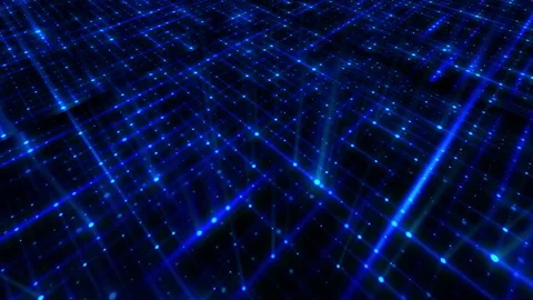 Abstract glowing microcircuit Stock Footage 81870542