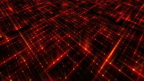 Abstract glowing microcircuit Stock Footage 81873884