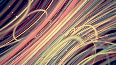 Abstract glowing multicolored diagonal circles background. 3d rendering. 4k UHD Stock Footage 121100008