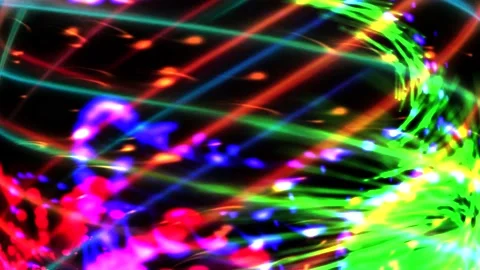 Abstract glowing neon background 库存影片 195600133