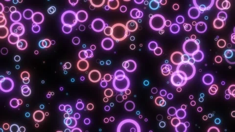 Abstract glowing neon Circle video background Stock Footage 224727575