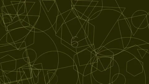 Abstract glowing neon circuit lines visualizing geometric data flow technol.. Stock Footage 342204174