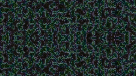 Abstract Glowing Neon Circuit Pattern Background Stock Footage 329894140