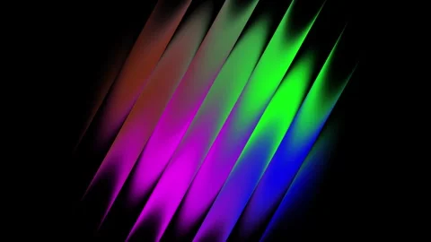 Abstract Glowing Neon Diagonal Glass Panels Motion Loop Background Video stock 344427930
