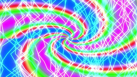 Abstract glowing neon energy vortex background loop seamless hypnotic motio.. Stock Footage 339782315