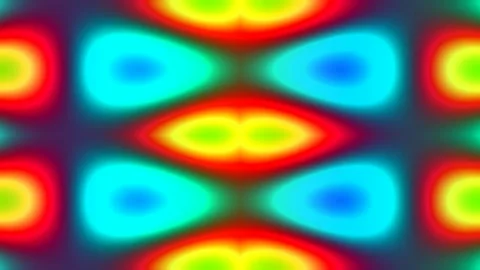 Abstract glowing neon geometric pattern background for futuristic video loops Stock Footage 336264516