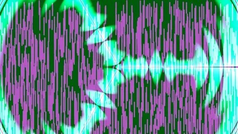 Abstract glowing neon geometric patterns background design Stock Footage 339786347