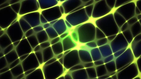 Abstract Glowing Neon Grid Motion Background with Pulsing Light Effects. Stock Footage 340516513