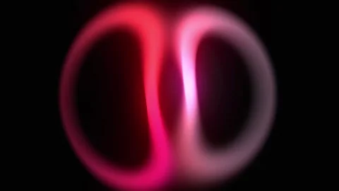 Abstract Glowing Neon Infinity Shape Stock Footage 340454904