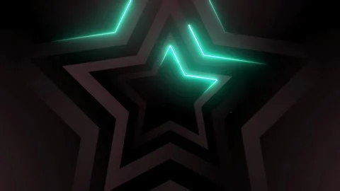 Abstract Glowing Neon Light Loop Background. Stock Footage 303327086