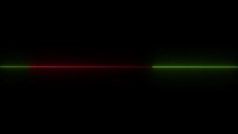Abstract glowing neon line animation. Neon green line moving, direction of .. Stock Footage 340595723