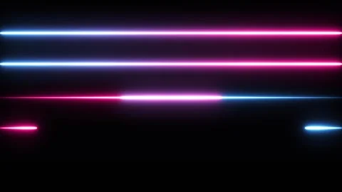 Abstract glowing neon lines motion background animation Stock Footage 320252127