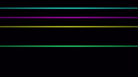 Abstract glowing neon lines moving across a dark background with subtle mov.. 스톡 동영상 340904643