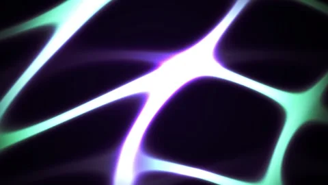Abstract Glowing Neon Network Pattern on Dark Background. Stock Footage 334473445