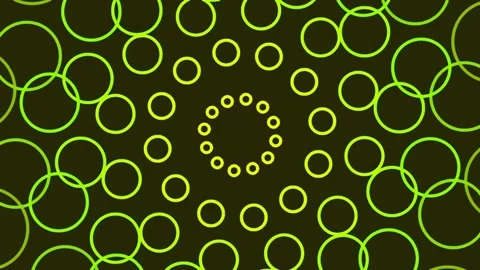 Abstract glowing neon pattern of interconnected dots and circles for futuri.. Stock Footage 341056146