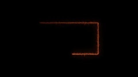 Abstract glowing neon rectangle border frame in the shape rectangle glowing.. Stock Footage 306558245