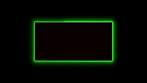 Abstract glowing neon rectangle border frame in the shape rectangle glowing.. 库存影片 327758544