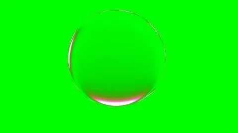Abstract glowing neon ring on vibrant green background. Futuristic energy circle Stock Illustration