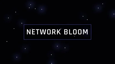 Abstract glowing network lines connecting biological data points, futuristi.. Video stock 337655544