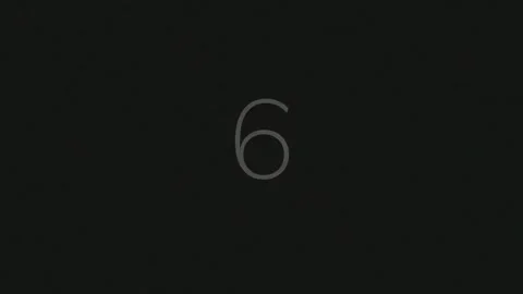 Abstract glowing number nine on black background animation loop Stock Footage 342204211