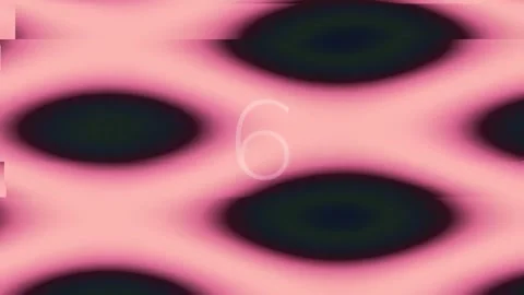 Abstract glowing number nine on dark repeating geometric pattern background.. Stock Footage 342204217