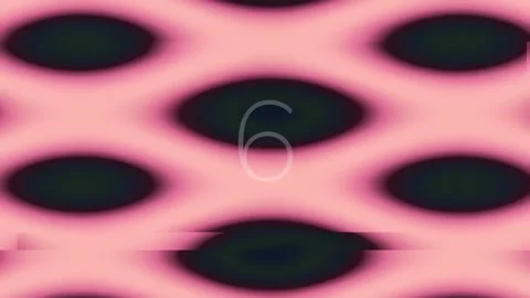 Abstract glowing number nine sequence loop, vibrant digital background Stock Footage 342204227