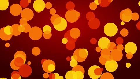 Abstract glowing orange bokeh background motion loop Stock Footage 345285834