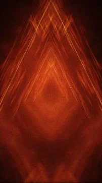 Abstract glowing orange laser triangle background Stock Illustration