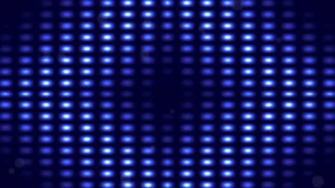 Abstract Glowing Orange LED Dot Matrix Pattern Background Stock Footage 332587046
