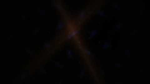 Abstract Glowing Orange Light Beams Forming a Geometric X Shape on Dark Bac.. Stock Footage 344715672