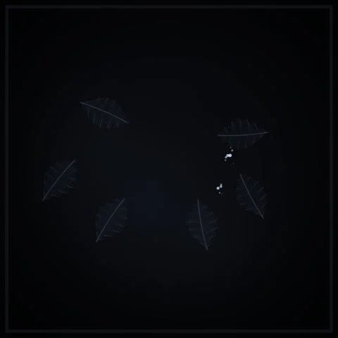 Abstract glowing particle background with digital tech data flow on black s.. Stock Footage 345691013