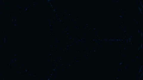 Abstract glowing particle background overlay for modern tech and sci-fi visua Stock Footage 337657967