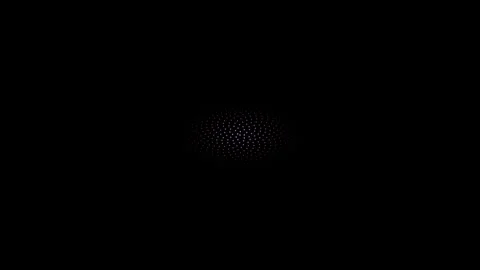 Abstract glowing particle explosion on black background, cinematic magic du.. Stock Footage 336837267